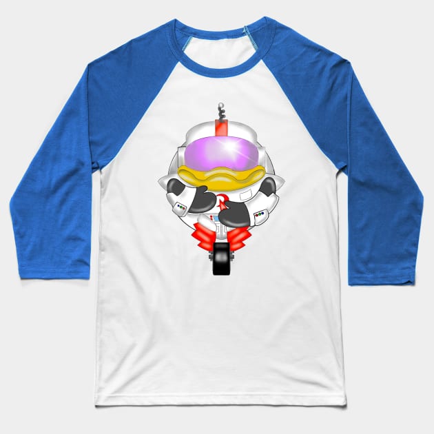 Gizmoduck Emoji Baseball T-Shirt by Pixelationsnmore 